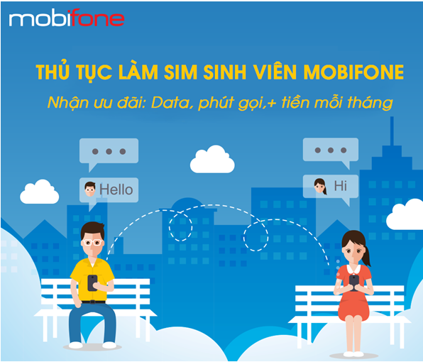 Đăng ký sim sinh viên mạng Mobifone, thỏa thích chat với bạn bè