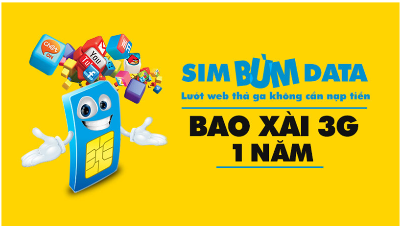 Sử dụng sim Bùm – nhận ưu đãi khủng