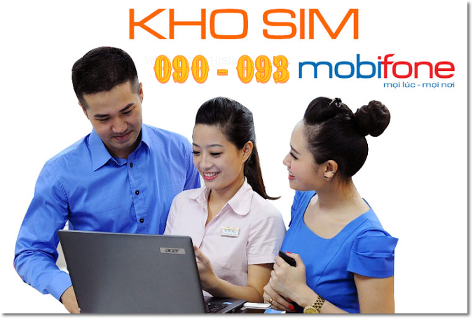 Điểm bán sim số đẹp Mobifone 10 số 090, 093 giá rẻ hàng đầu