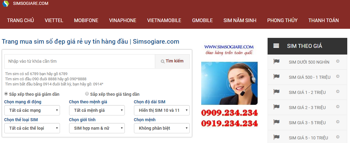 Simsogiare.com – Thế giới sim số đẹp dành cho bạn